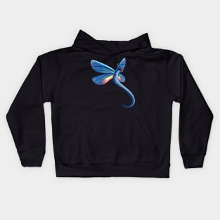 Kawaii Butterfly Dragon - Without Background Kids Hoodie